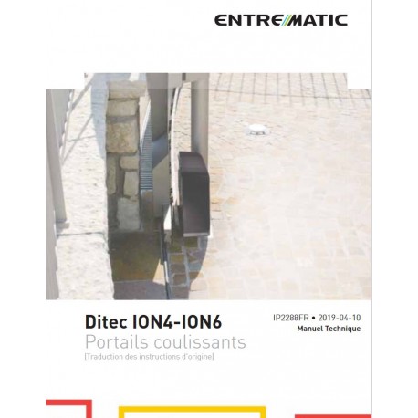 Ditec ION4-ION6 Portails coulissants